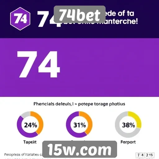 Estatísticas sobre a popularidade do 74bet entre apostadores