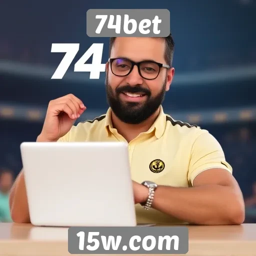 Experiência de usuário no site de apostas 74bet